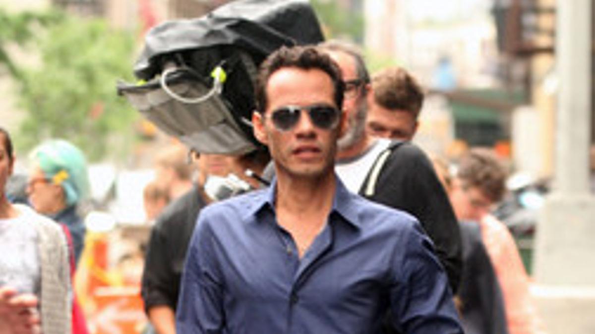 El cantante Marc Anthony pasea por Nueva York, el pasado mes de junio.