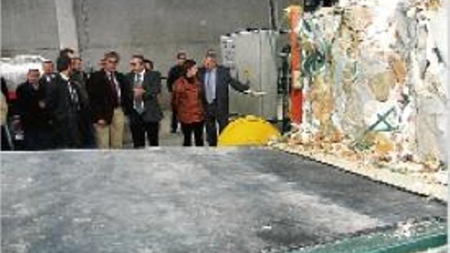 Inauguració de les obres d&#039;ampliació de l&#039;abocador, l&#039;octubre del 2008