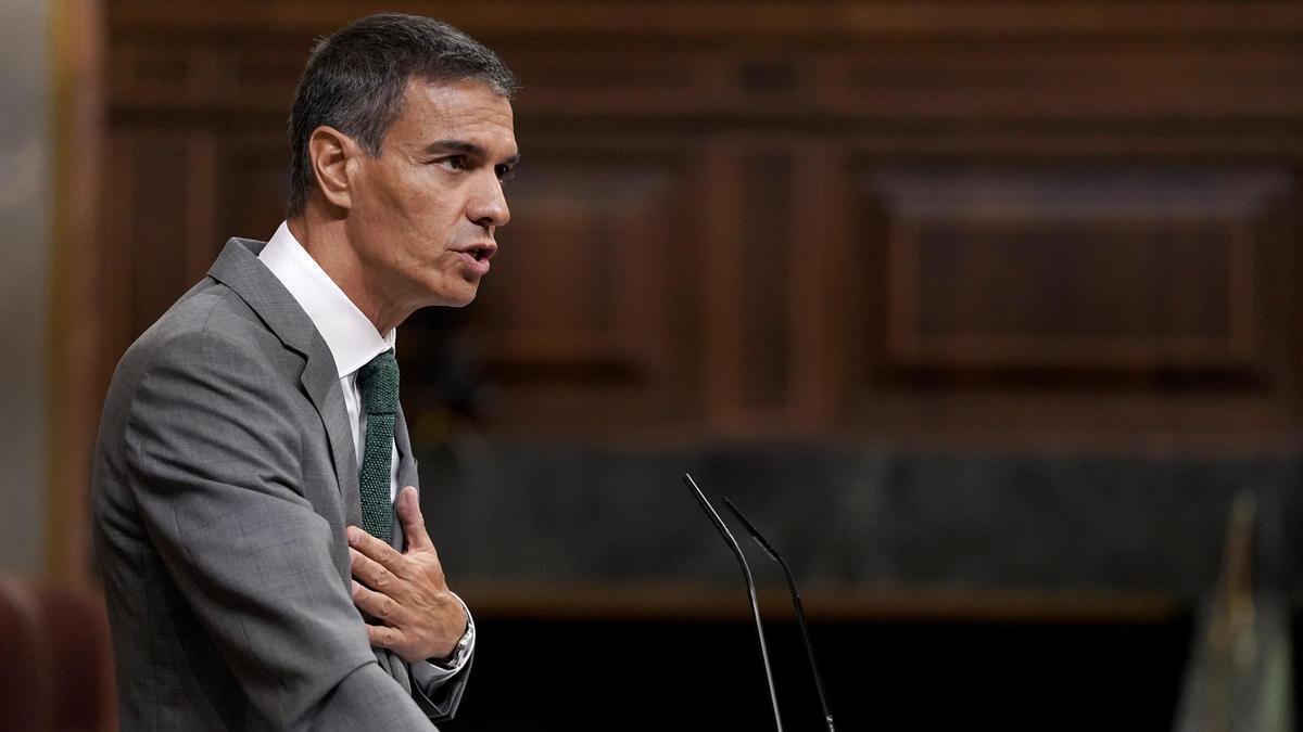 Comparecencia de Pedro Sánchez en el Congreso de los Diputados.