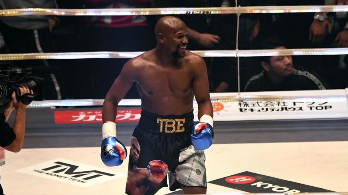 Mayweather, en uno de sus últimos combates