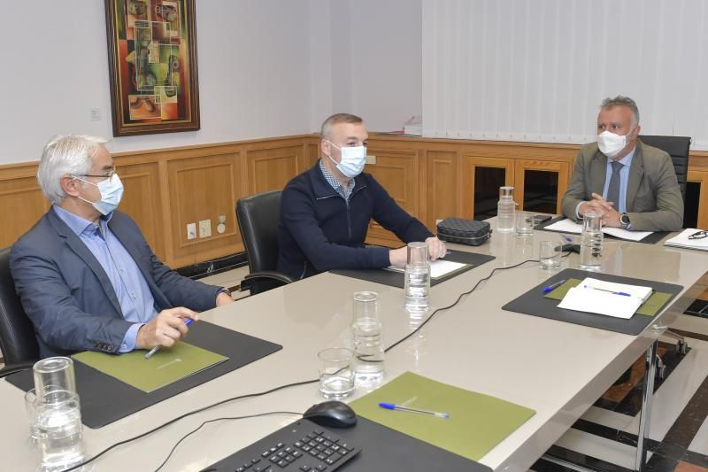 Reunión entre Torres y la UD Las Palmas y CD Tenerife