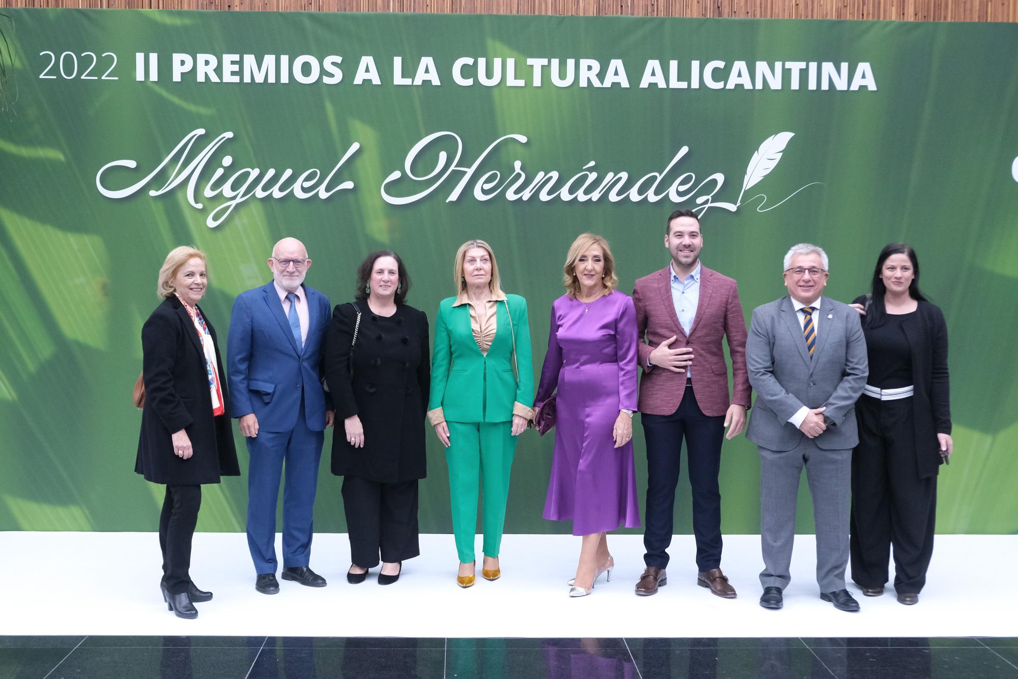 Así ha sido la Gala de entrega de los Premios Miguel Hernández a la Cultura Alicantina