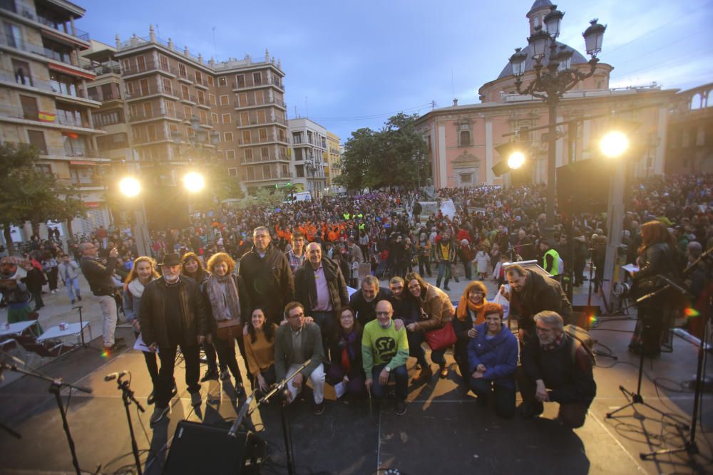 Concentración de Escola Valenciana en València