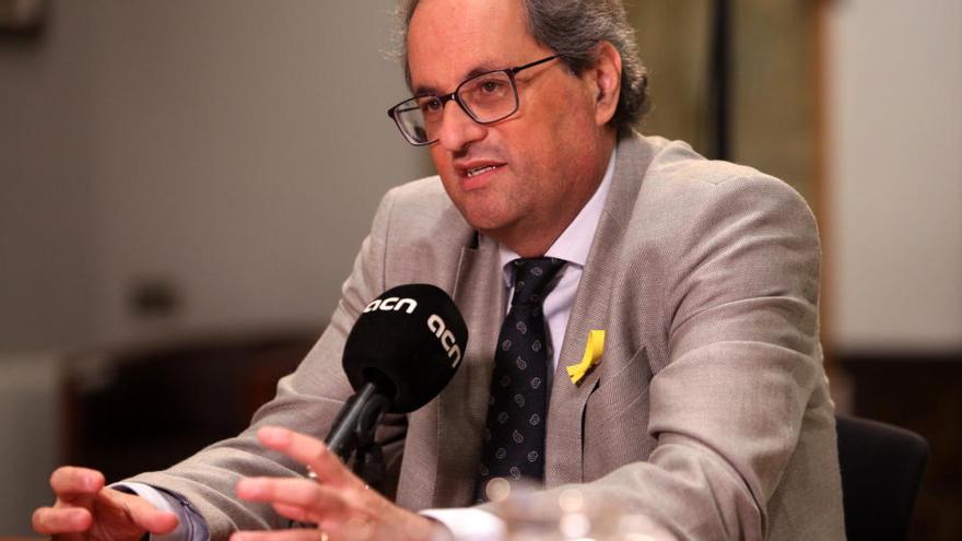 Torra: «Els governs acostumen a dimitir si els seus pressupostos no s&#039;aproven»