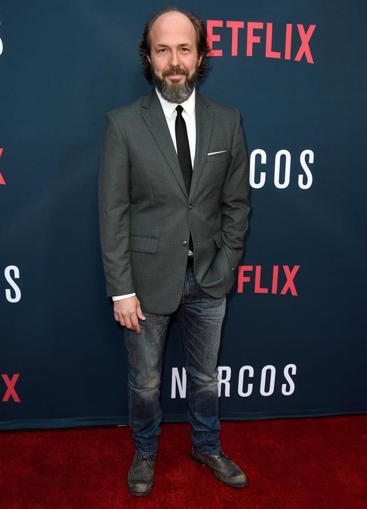 Eric Lange (Bill Stechner), en el preestreno de la segunda temporada de Narcos.