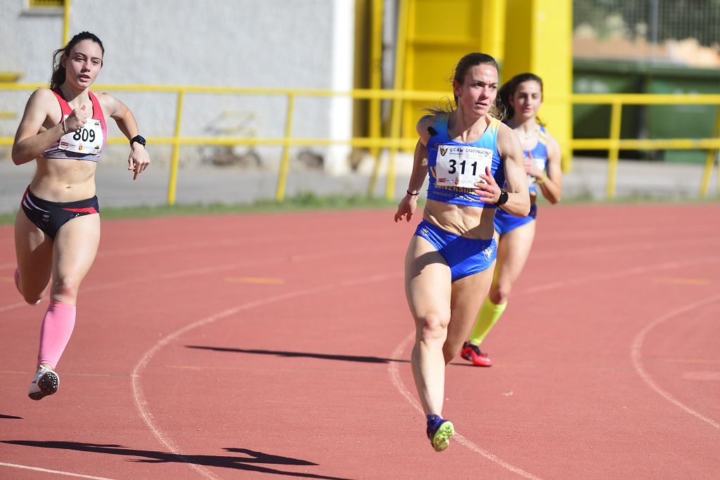 Atletismo nacional Máster sábado en la pista de Atletismo de Cartagena