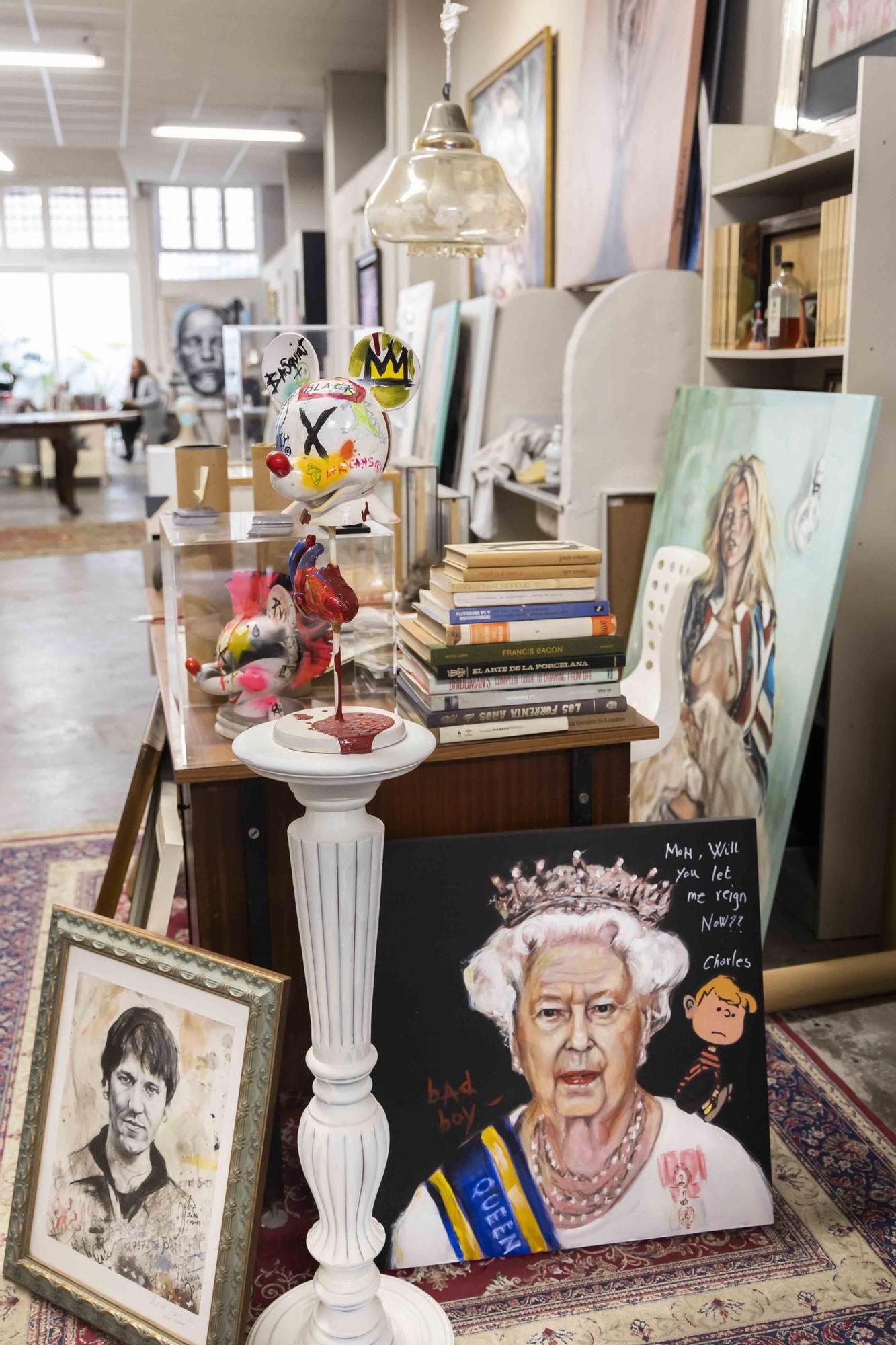 Así es el estudio del artista valenciano que enamora a Madonna