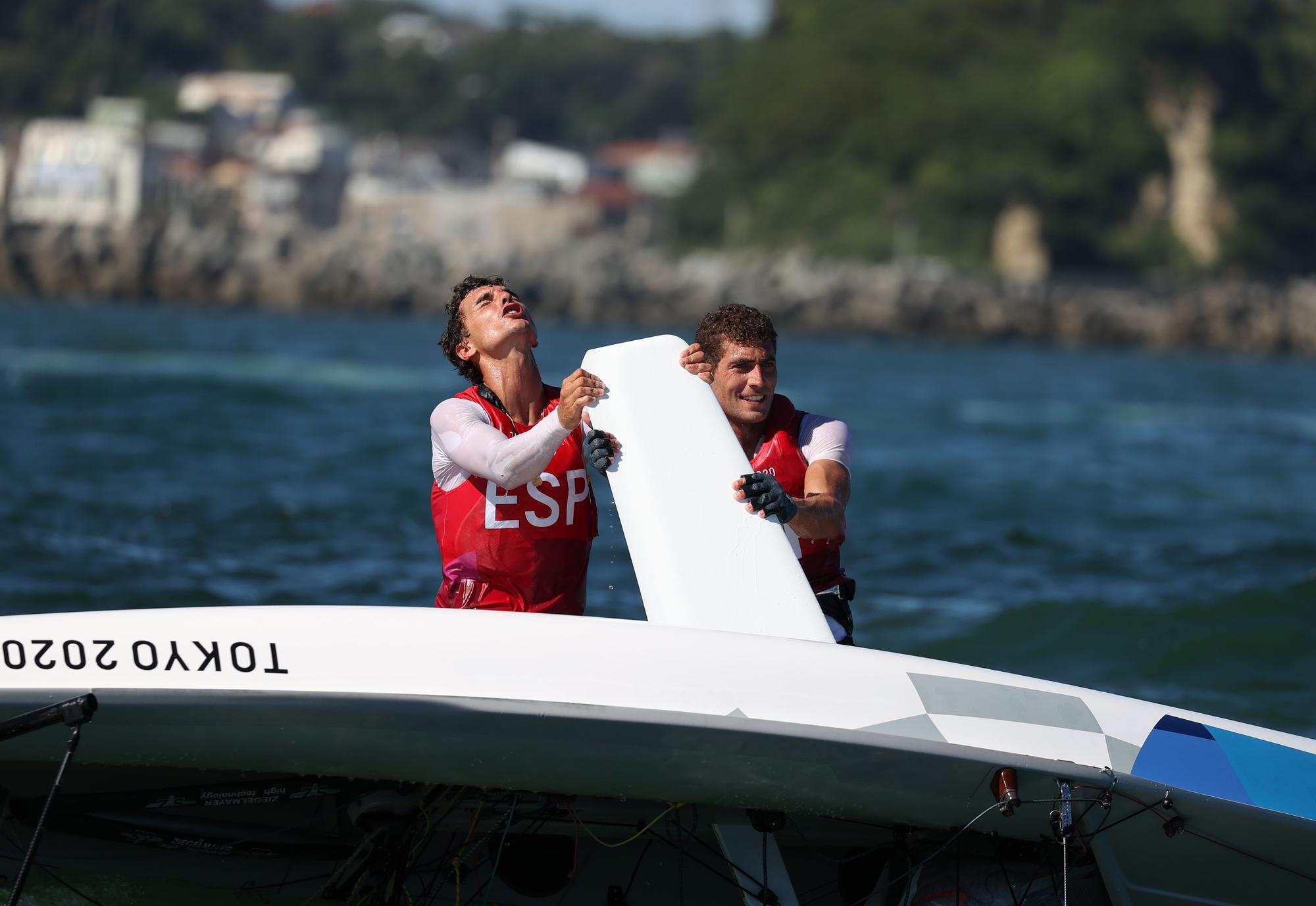 Nico Rodríguez y Jordi Xammar ganan el bronce en el 470 de vela en Tokyo 2020