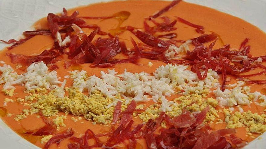 Imagen del salmorejo, uno de los platos más típicos de la gastronomía cordobesa.