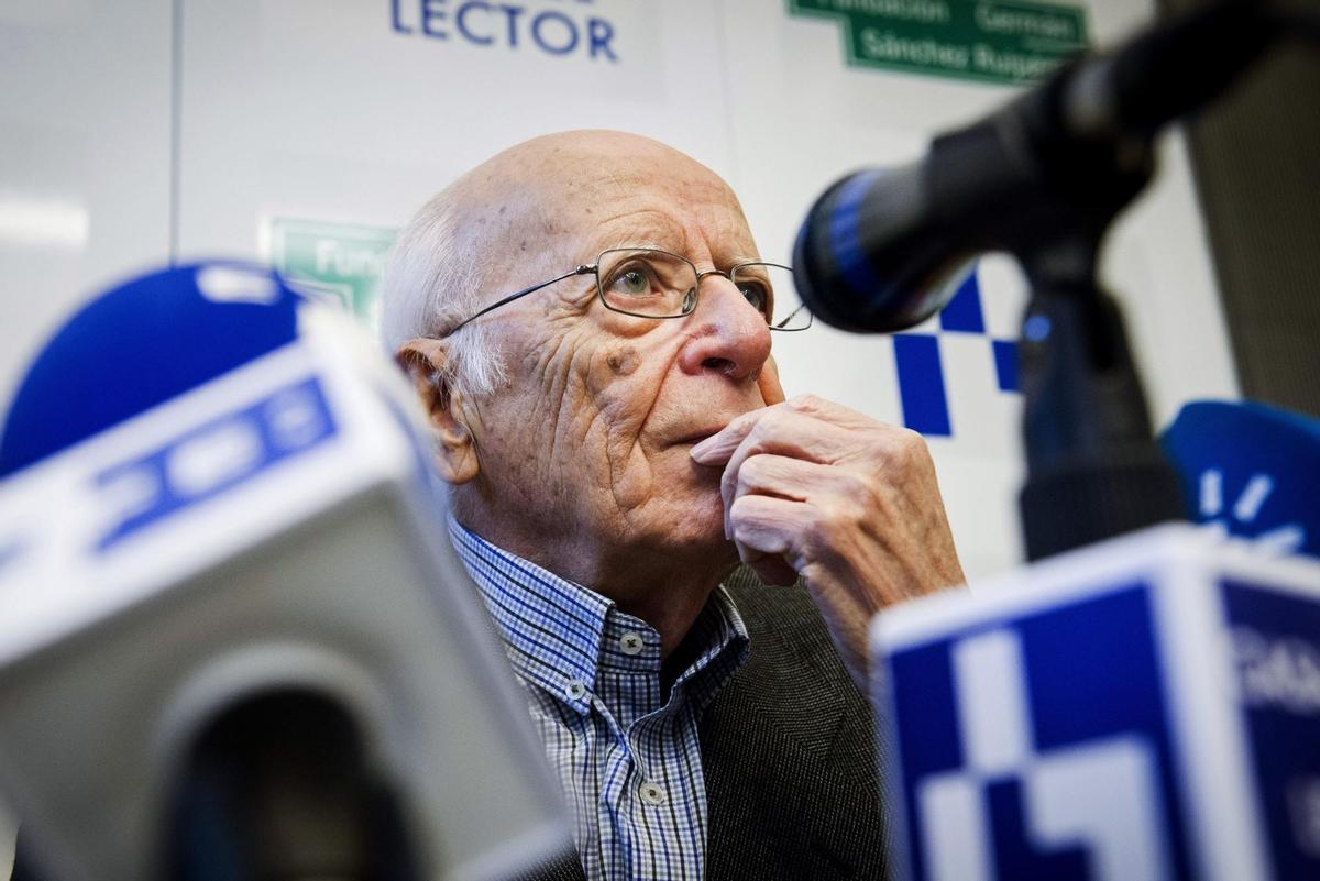 El filósofo sevillano Emilio Lledó en una fotografía de archivo