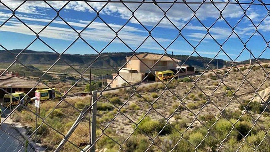 La cuesta en la que se accidentó la menor.