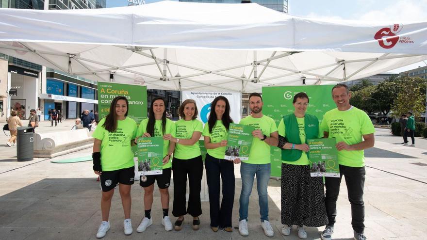 “Queremos teñir A Coruña de verde contra el cáncer”