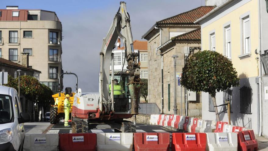Las obras de movilidad peatonal arrancaron este lunes. |  Bernabé/Javier Lalín