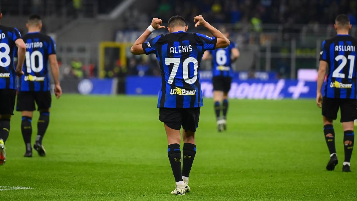 Alexis Sánchez, héroe de la noche interista en Milán