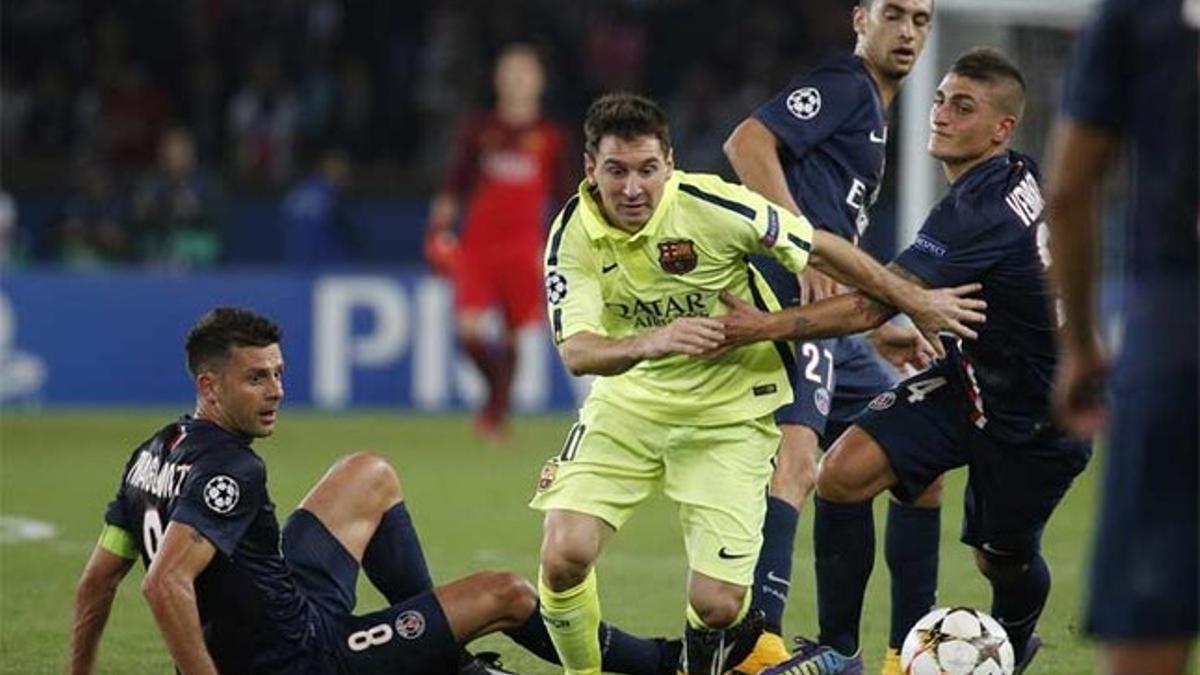Messi marcó un gol y estuvo a punto de dar otro a Sandro al final