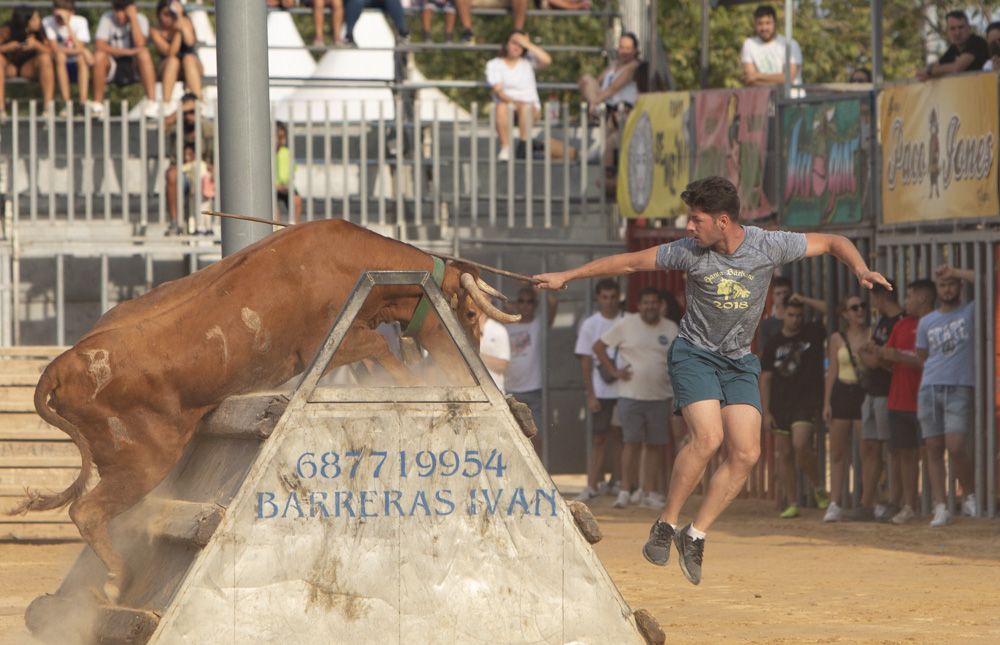 Actos taurinos en las fiestas de Sagunt.