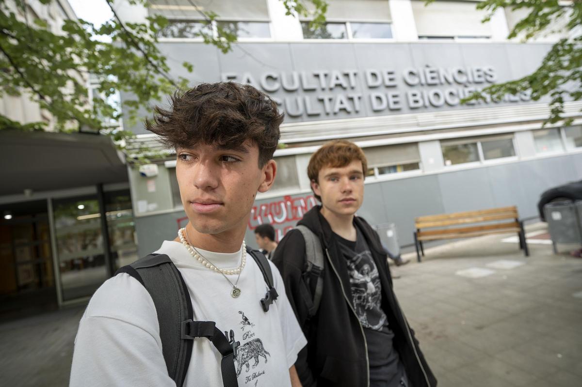 Eric Mateu y Pau Palomar, esta semana en la UAB. Eric Mateu y Pau Palomar, esta semana en la UAB.