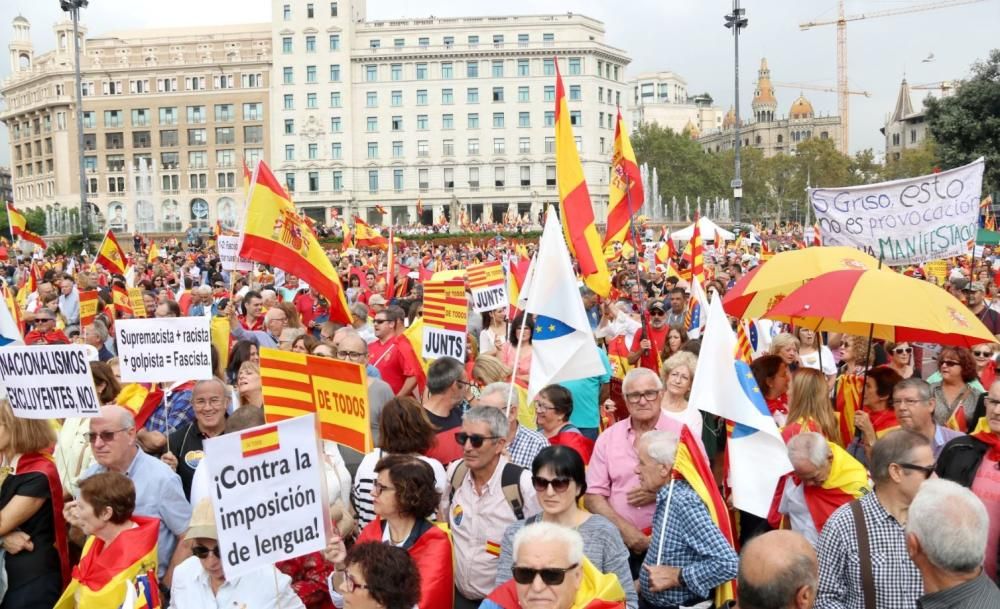 Manifestació del 12-O a Barcelona