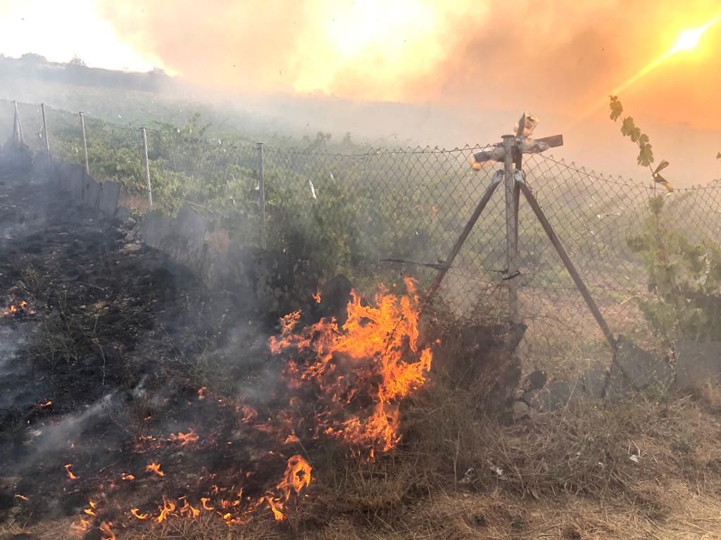 Incendio declarado en Figueruela de Abajo