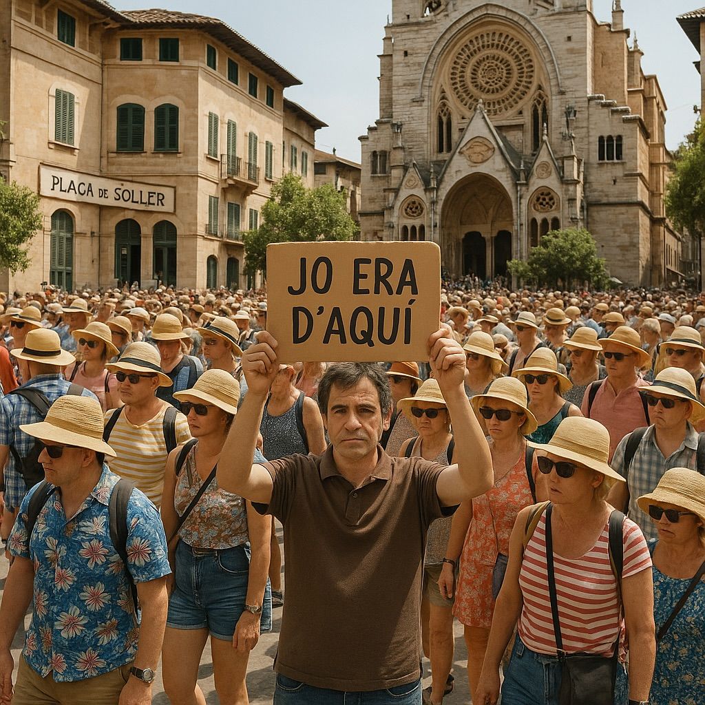Vea todas las imágenes de 'Sóllerland', la impactante campaña contra la saturación en Sóller