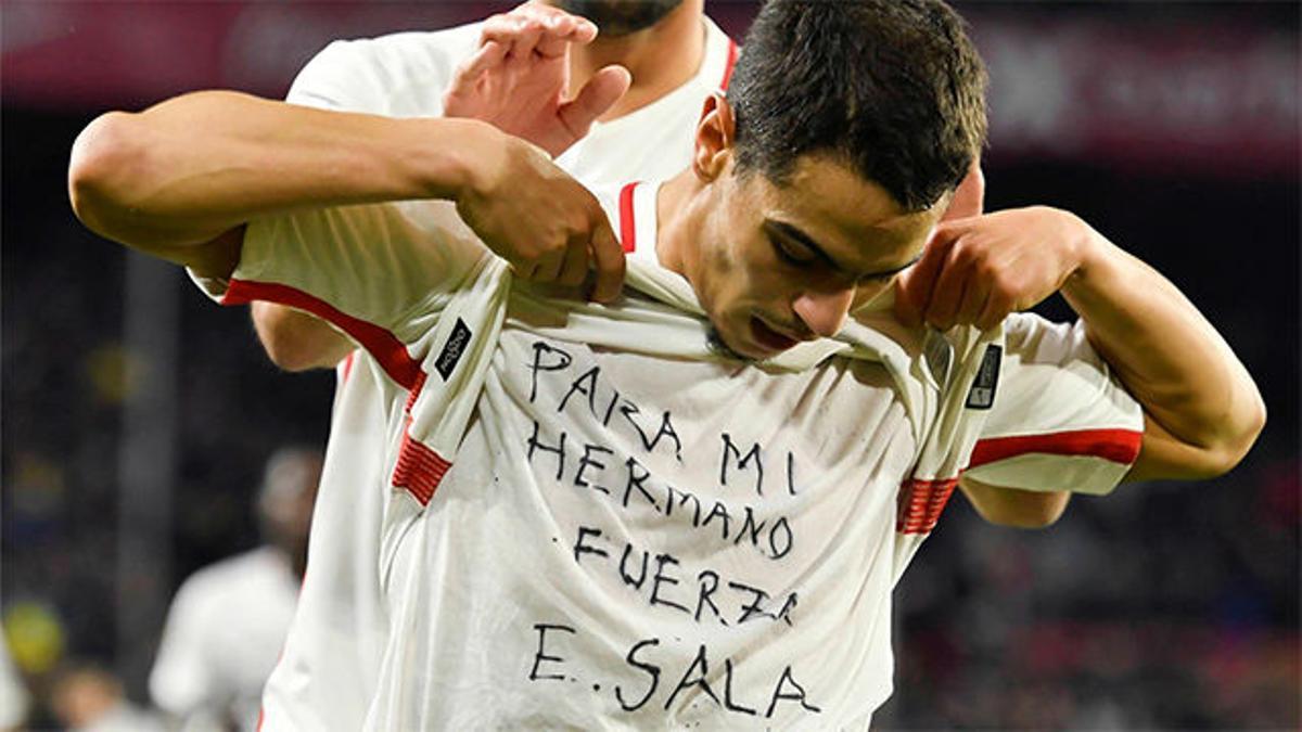 Ben Yedder dedicó su gol a Emiliano Sala