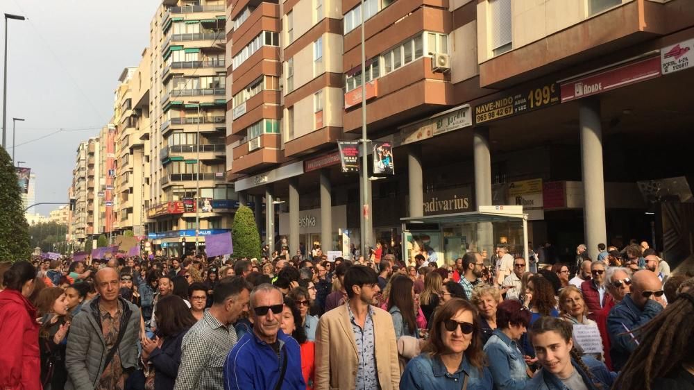 Manifestación en Alicante contra la sentencia de 'La Manada'