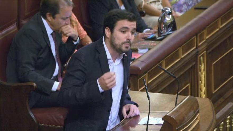 Garzón a Rajoy: "Es usted el representante de una organización corrupta "