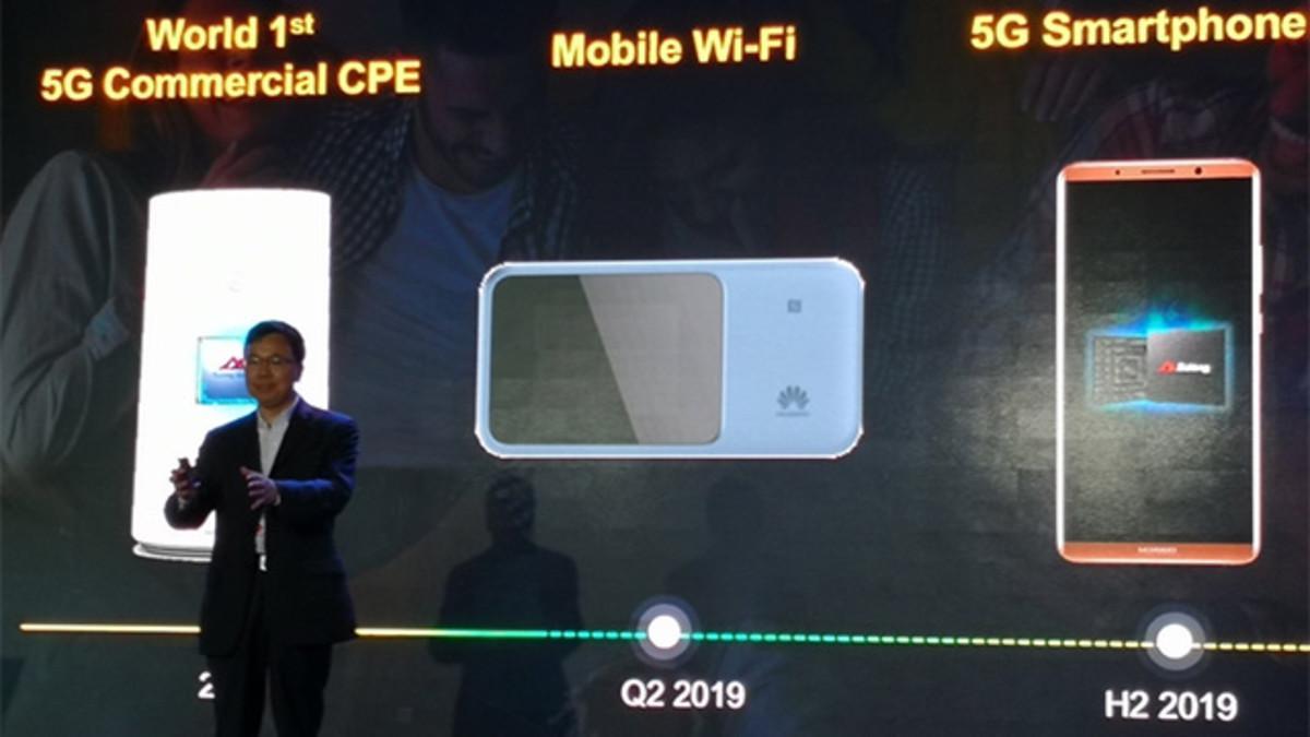 Huawei lanzará su primer móvil 5G