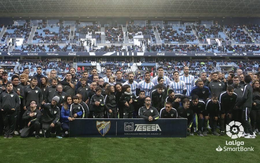 Partido del Málaga CF - Fuenlabrada en La Rosaleda.