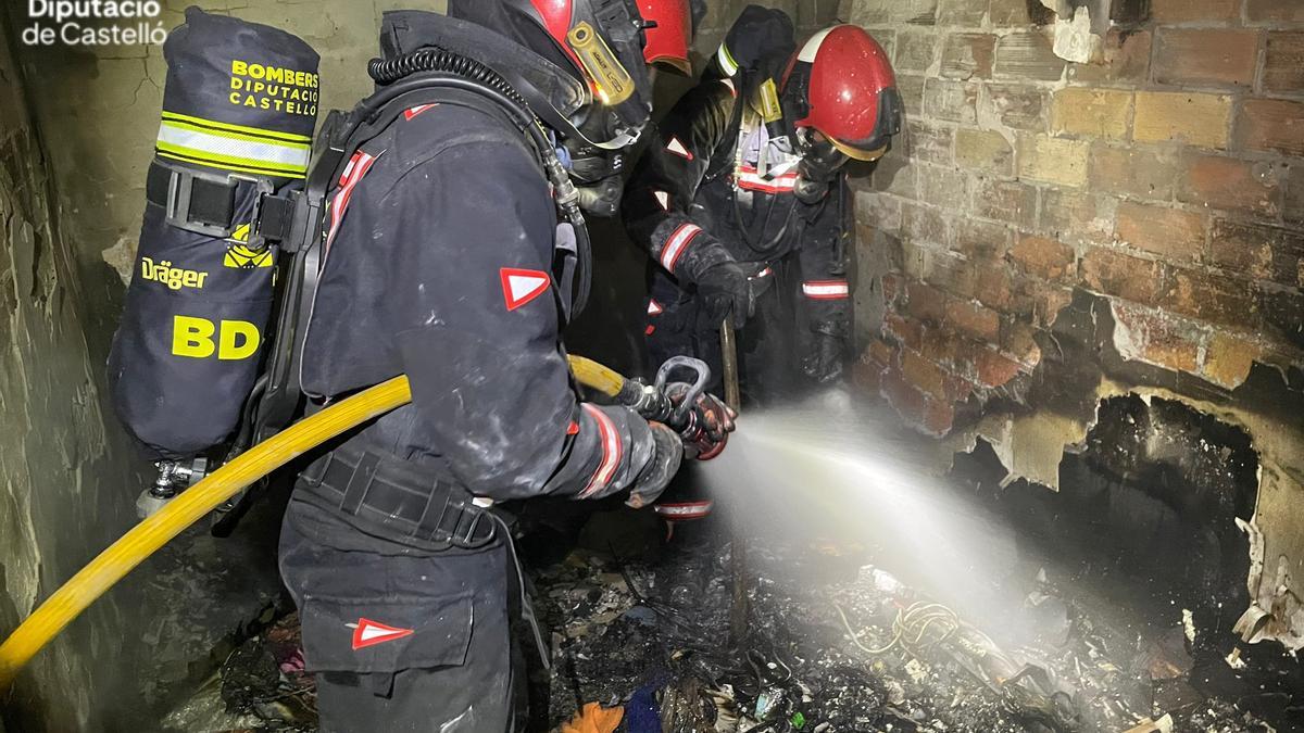 Imagen de archivo de efectivos del Consorcio de Bomberos de Castellón.