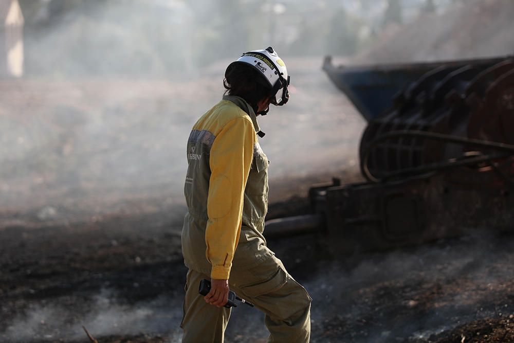 Incendio de un camión en Ibiza