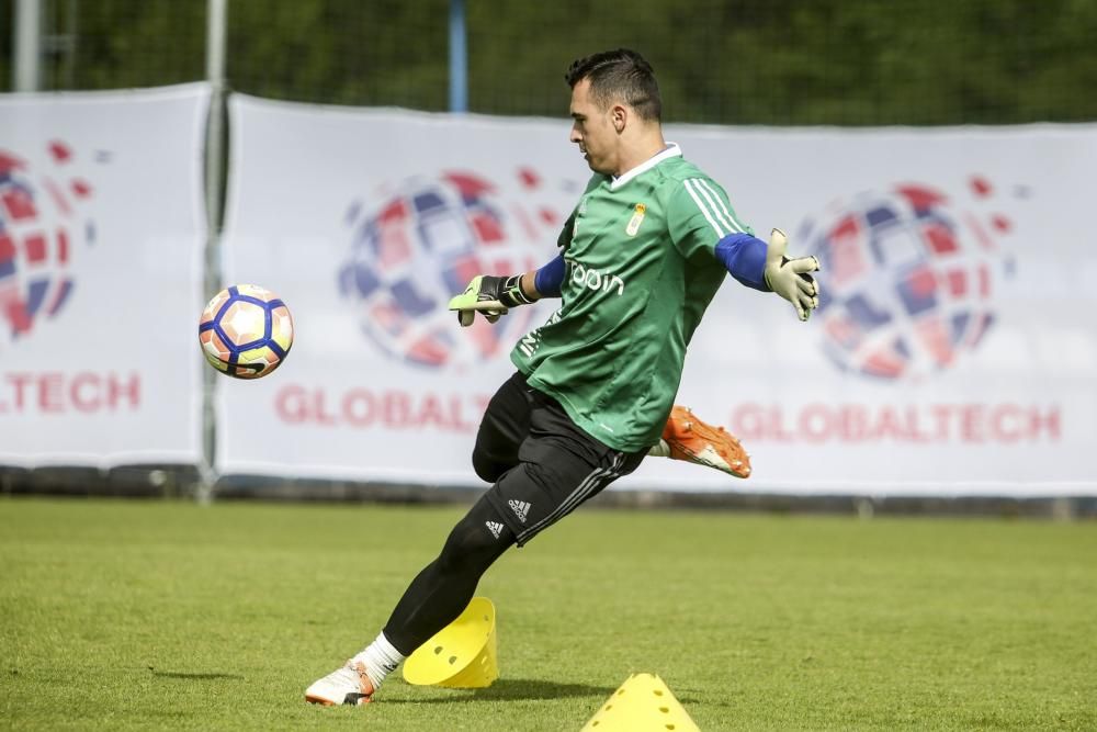 Entrenamiento del Real Oviedo 18/04/2017