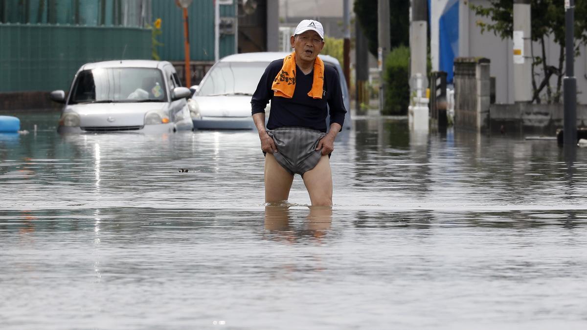 Elevan a seis los fallecidos por las lluvias récord del sudoeste de Japón