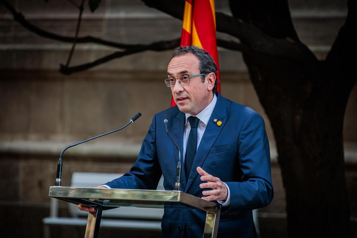 Josep Rull, presidente del Parlament.