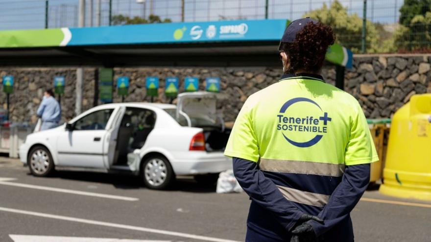 Imagen del punto limpio habilitado en Las Torrres de Taco, en el municipio de La Laguna.