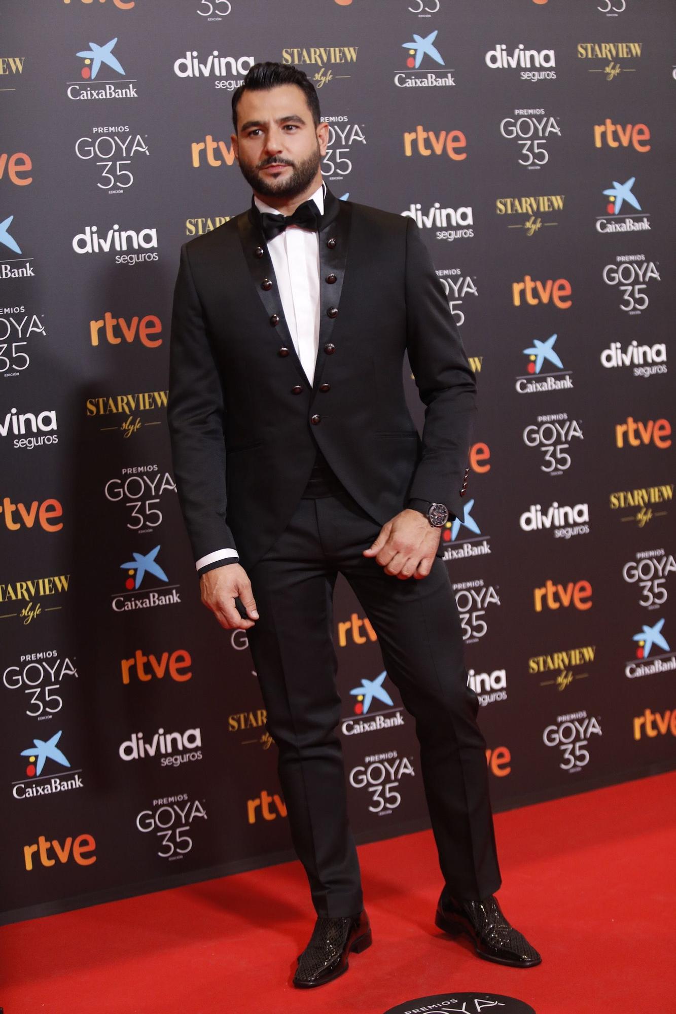 Alfombra roja de la gala de los Goya 2021 en Málaga