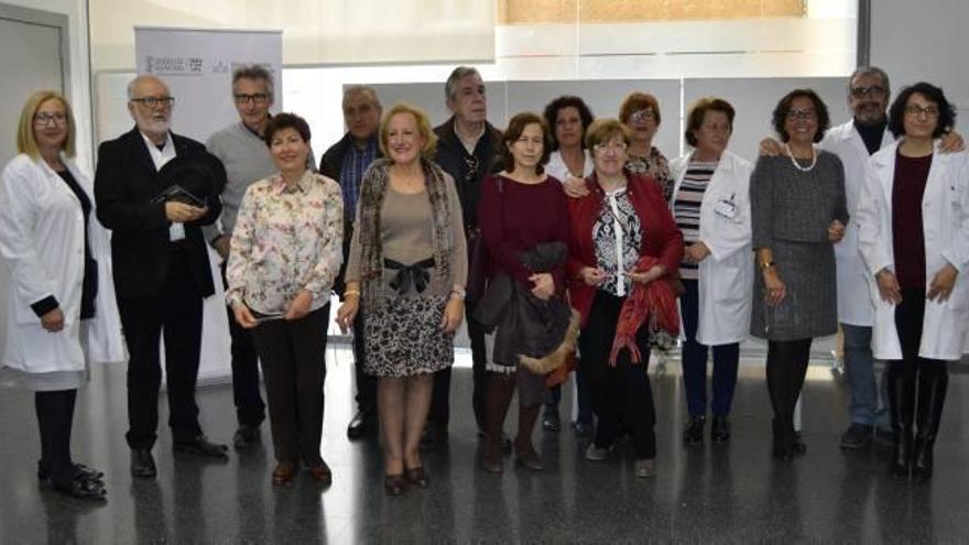 Los homenajeados del Hospital Provincial de Castelló.
