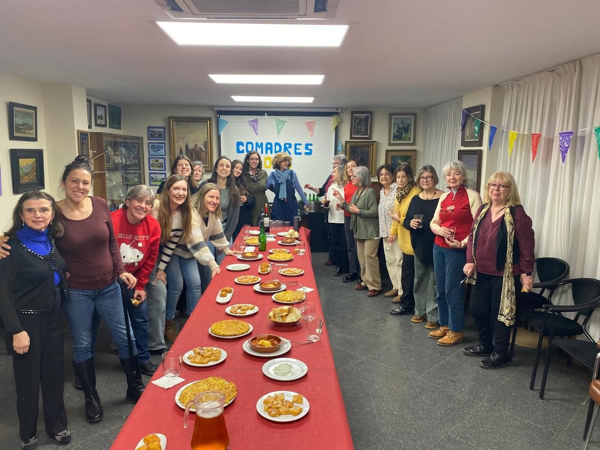 Una imagen de la cena en el Centro Asturiano