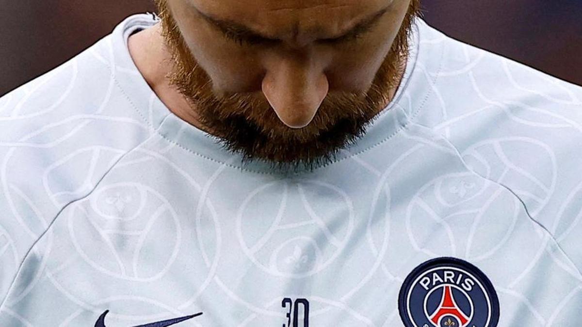 Leo Messi, durante un partido con el PSG.