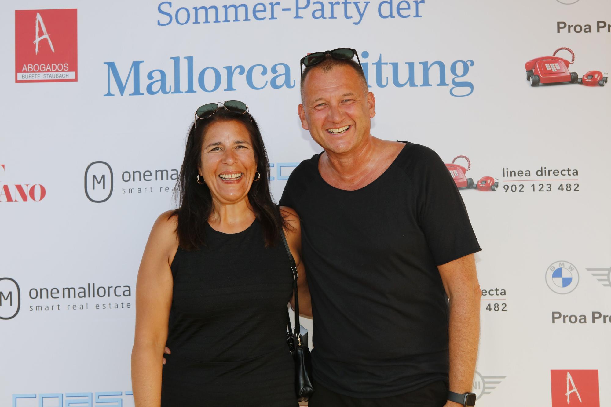 Sommerparty der Mallorca Zeitung - die Fotowand mit unseren Gästen