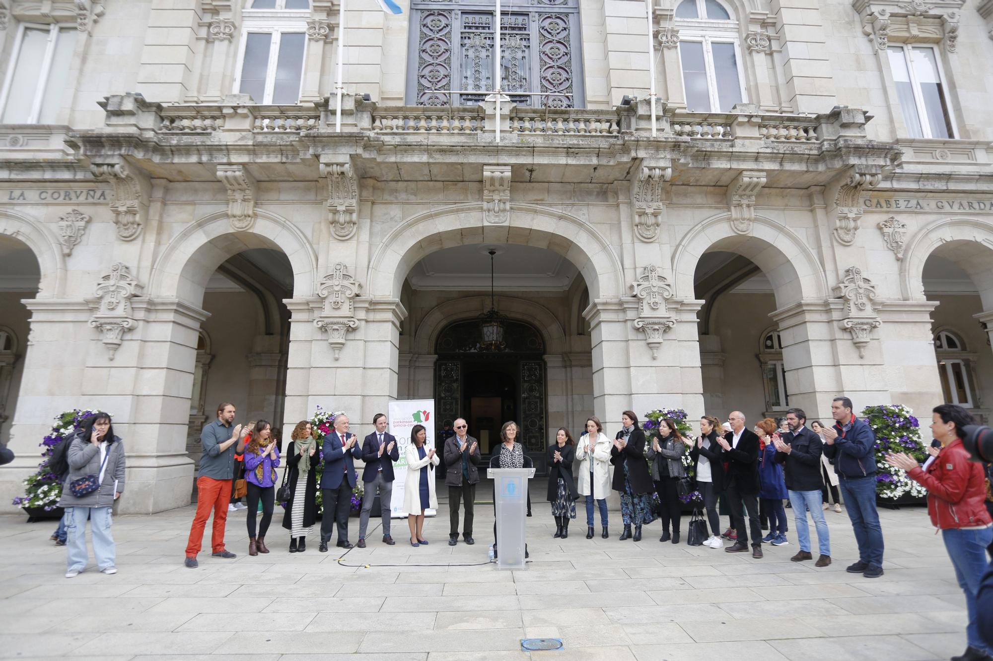 Lectura del manifiesto y acto central en A Coruña por el Día Mundial del Parkinson