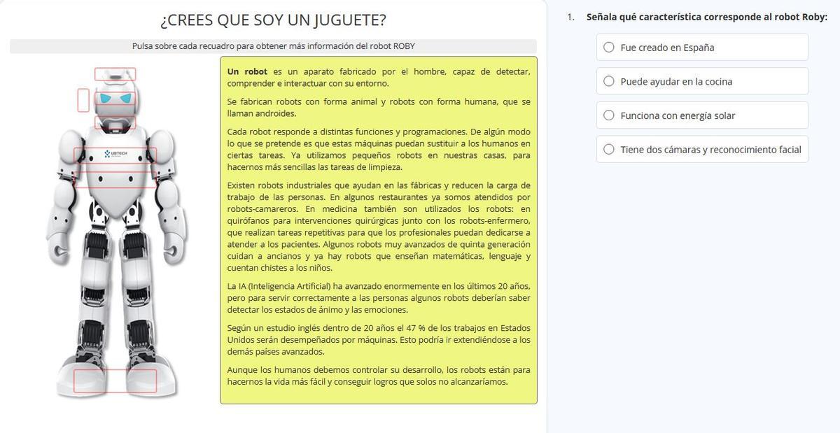 Una de las preguntas incluidas en el examen.