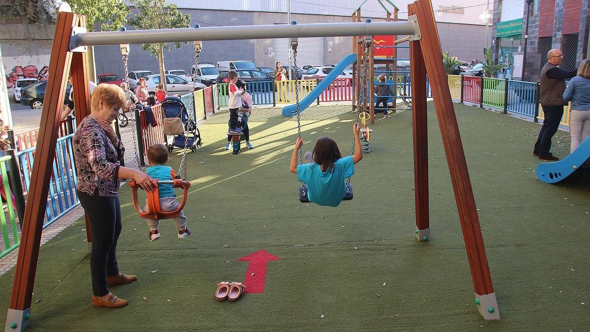 Imagen de un parque infantil de la capital.