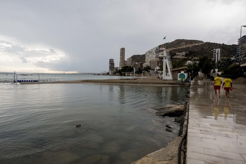 La gota fría descarga sobre la provincia de Alicante