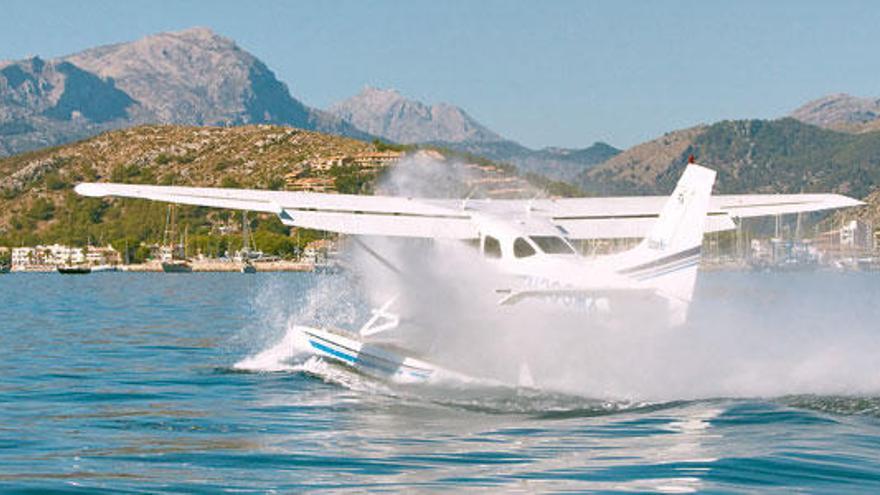 Hidroaviones como éste se podrán observar en mayo en la bahía de Pollença.