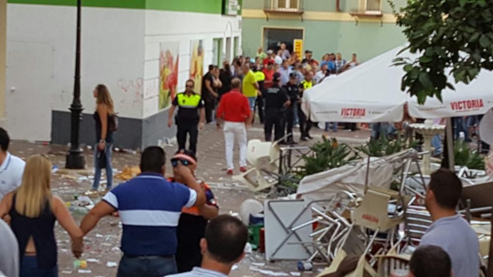 Explosión en el centro de Vélez-Málaga