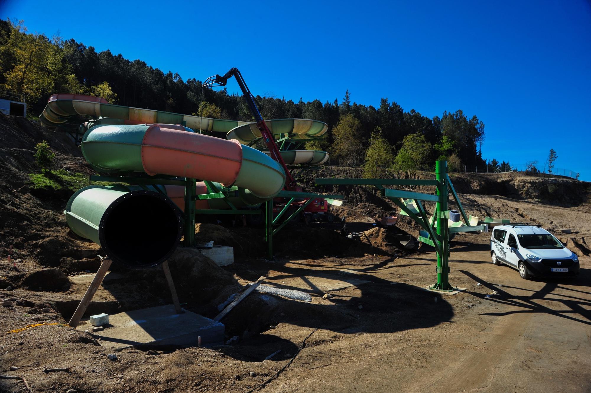 Así avanzan las obras del mayor parque acuático de Galicia