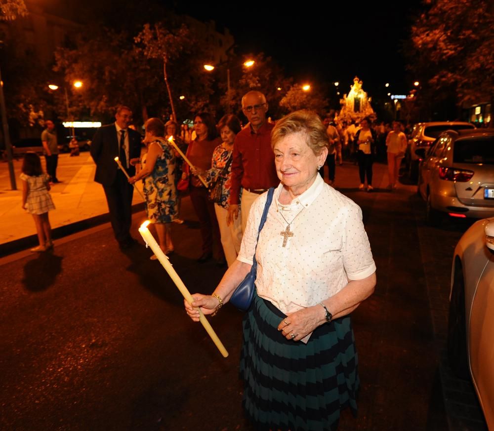 Tarde cofrade con la Reina de los Ángeles, la Virgen de Araceli y el Niño Jesús de Praga