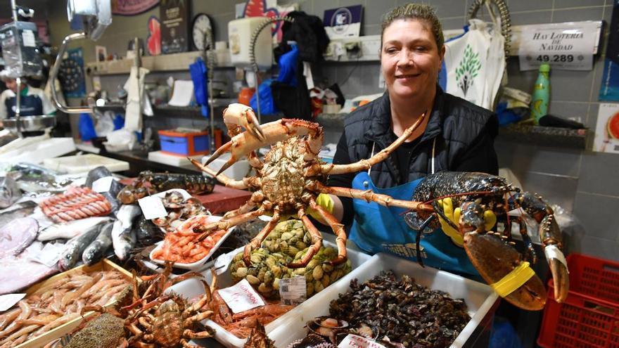 Marisco en los mercados municipales de A Coruña