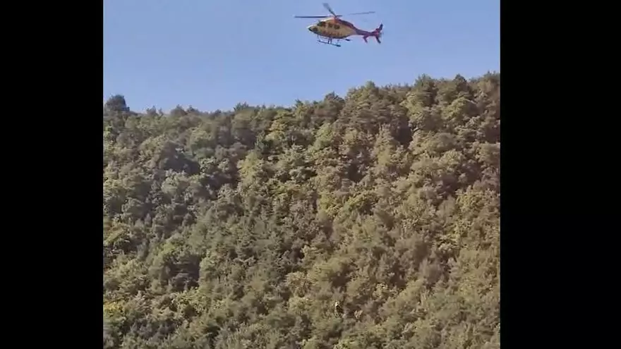 Un parapentista resulta ferit en accidentar-se a Berga